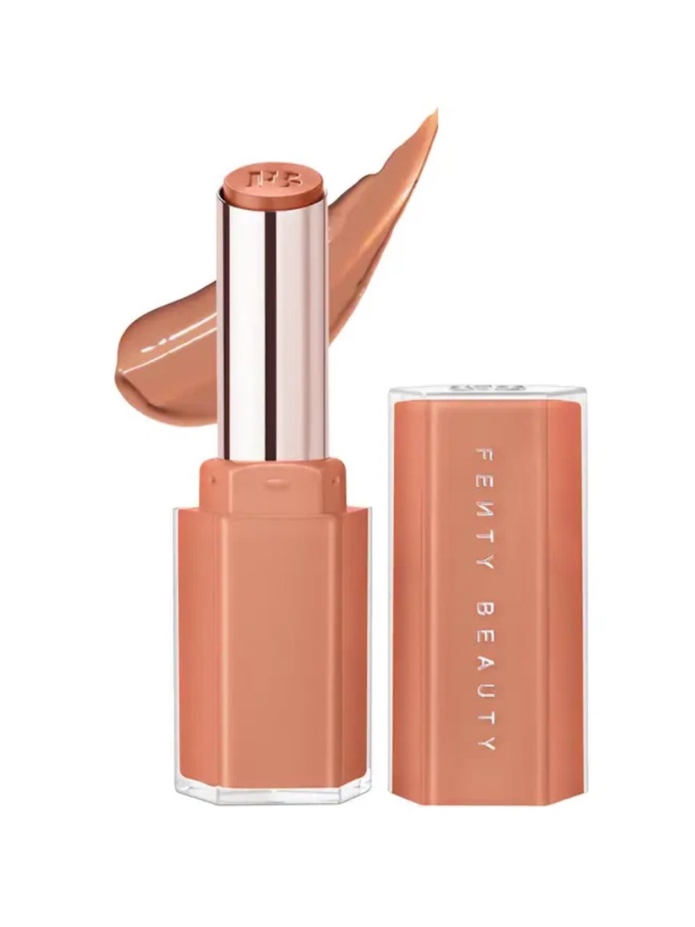 FENTY BEAUTY Gloss Bomb Stix High Shine Gloss Stick in Two Lip Kiss - .12 oz NIB